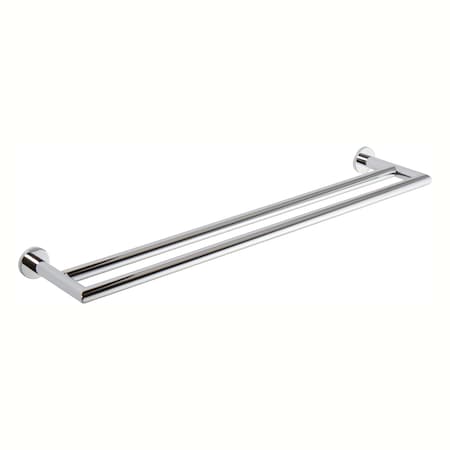 Ginger 24" Double Towel Bar in Matte Black 4622-24/MB